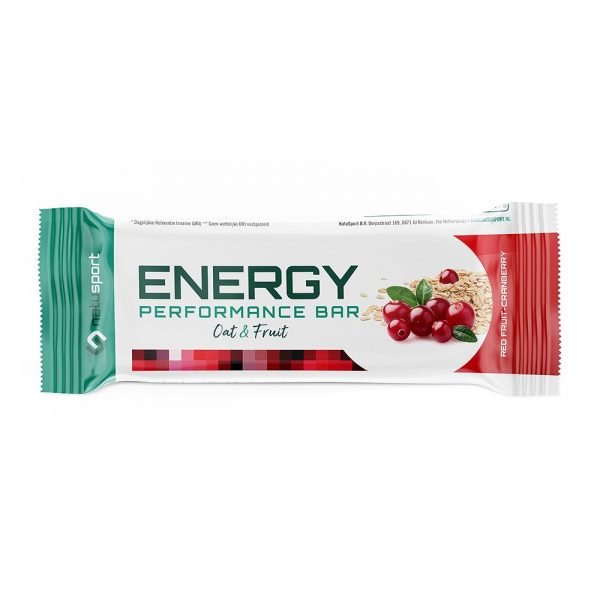 Natusport Energy Performance Bar Red Fruit Cranberry - Afbeelding 2