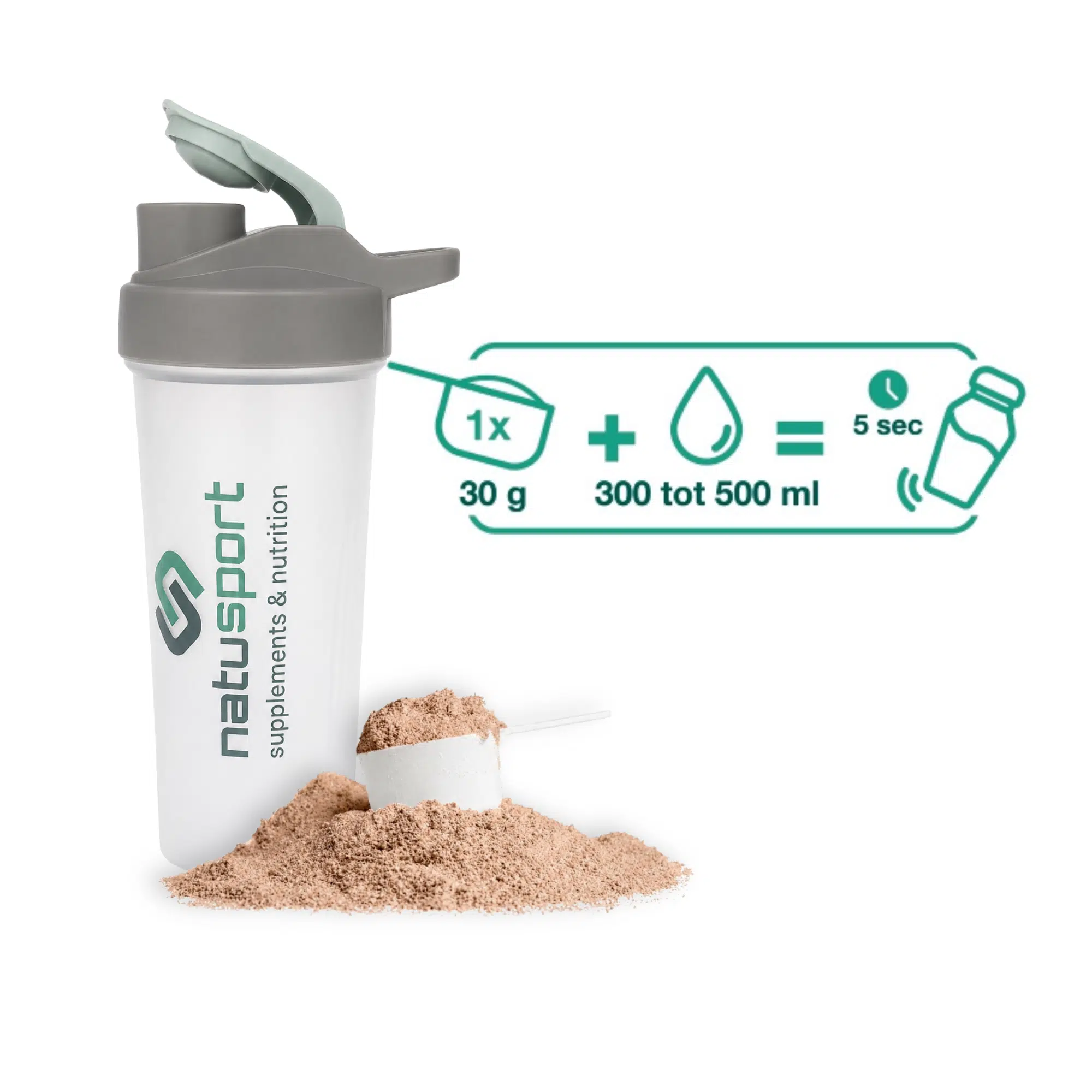 Whey Eiwit Isolaat – 450 gram - Afbeelding 2