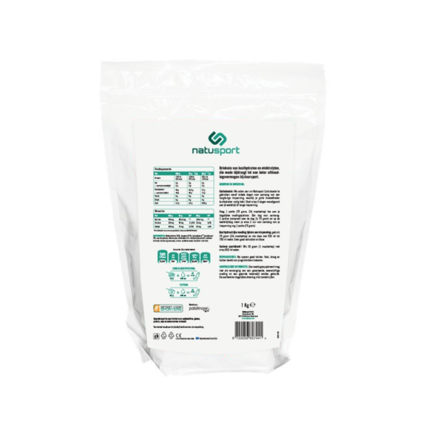 Natusport Carboloader 1:08 zak 1kg - Afbeelding 2