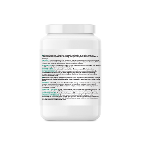 Natusport Carboloader 1:08 pot 1,5 kg - Afbeelding 3