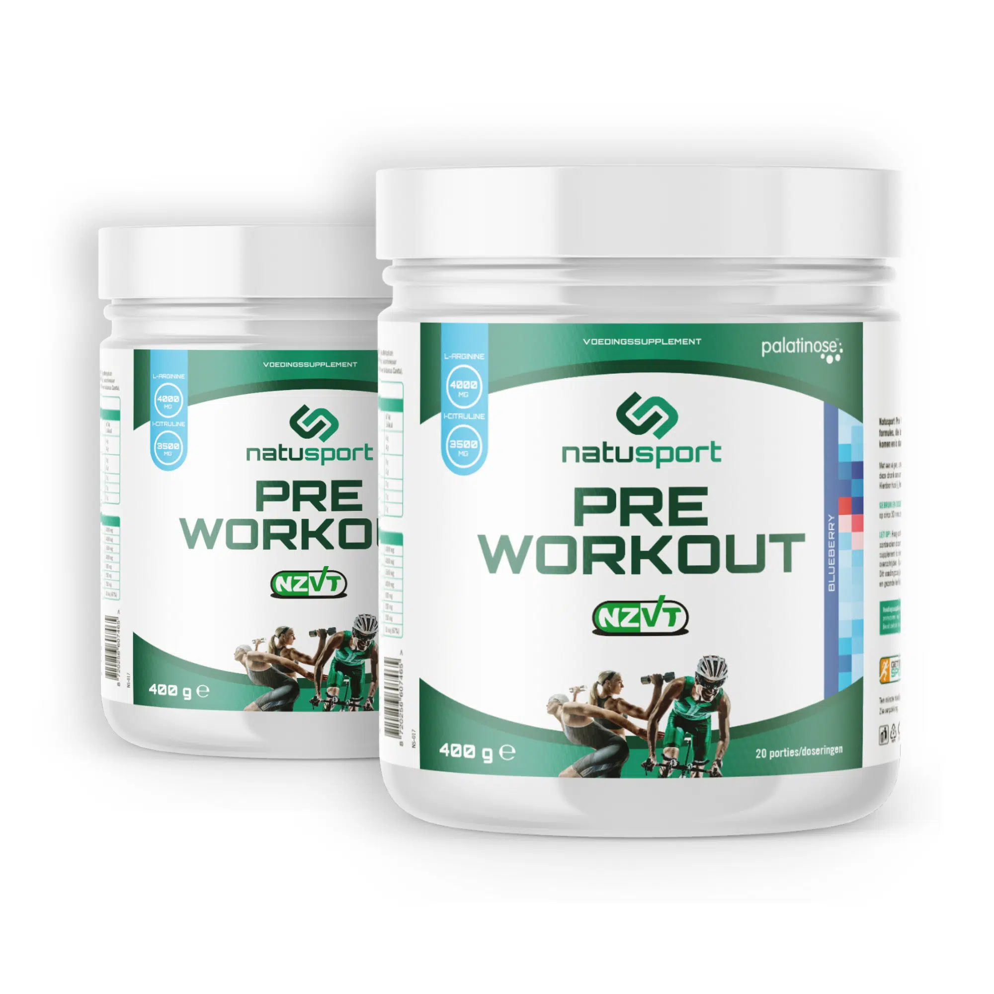 Pre Workout Blueberry - 1+1 gratis – 400 gram