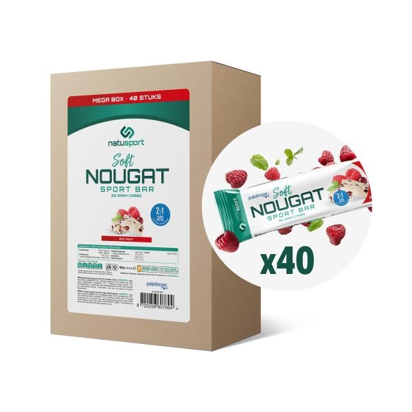 Nougat bar red fruit megabox