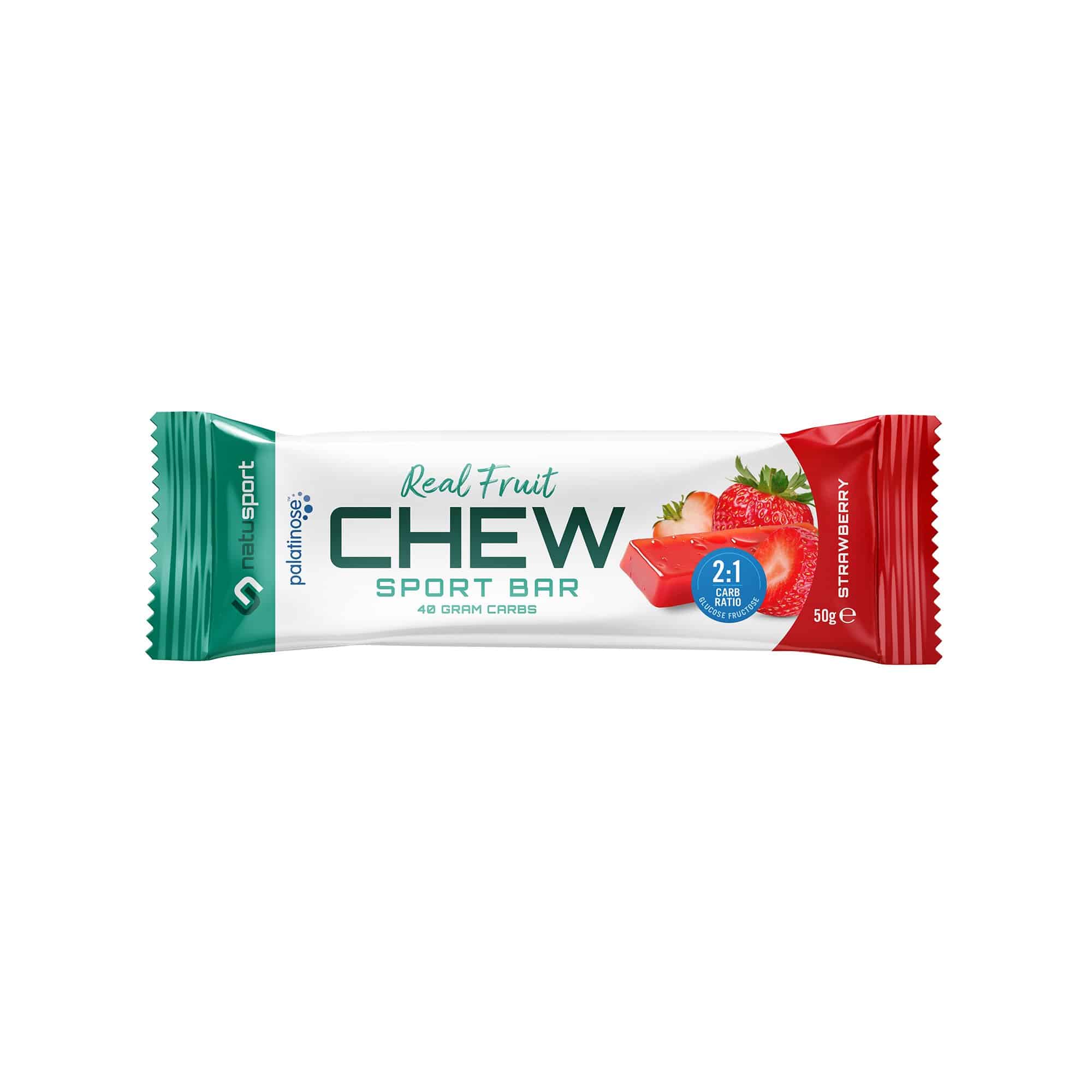Natusport Chew Bar Strawberry reep