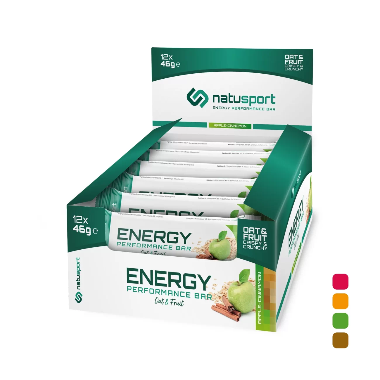 Verschillende smaken Natusport Energy Performance Bar