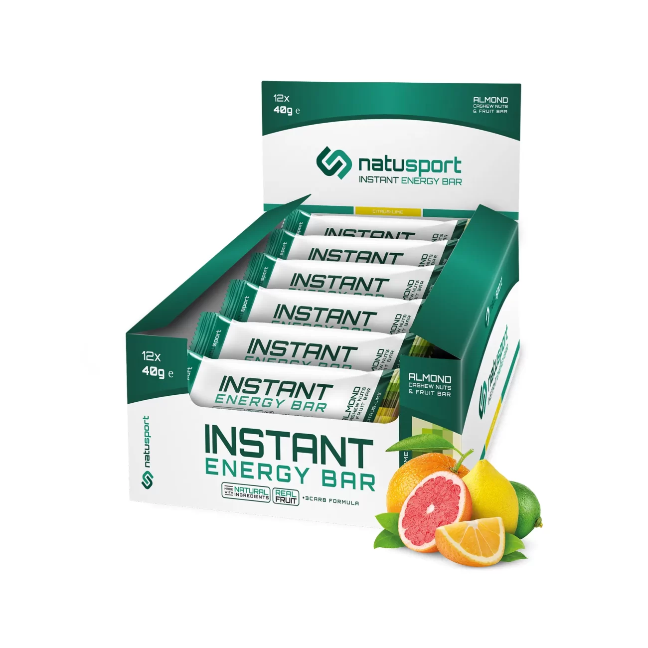 Natusport Instant Energy Bar Citrus - Lime
