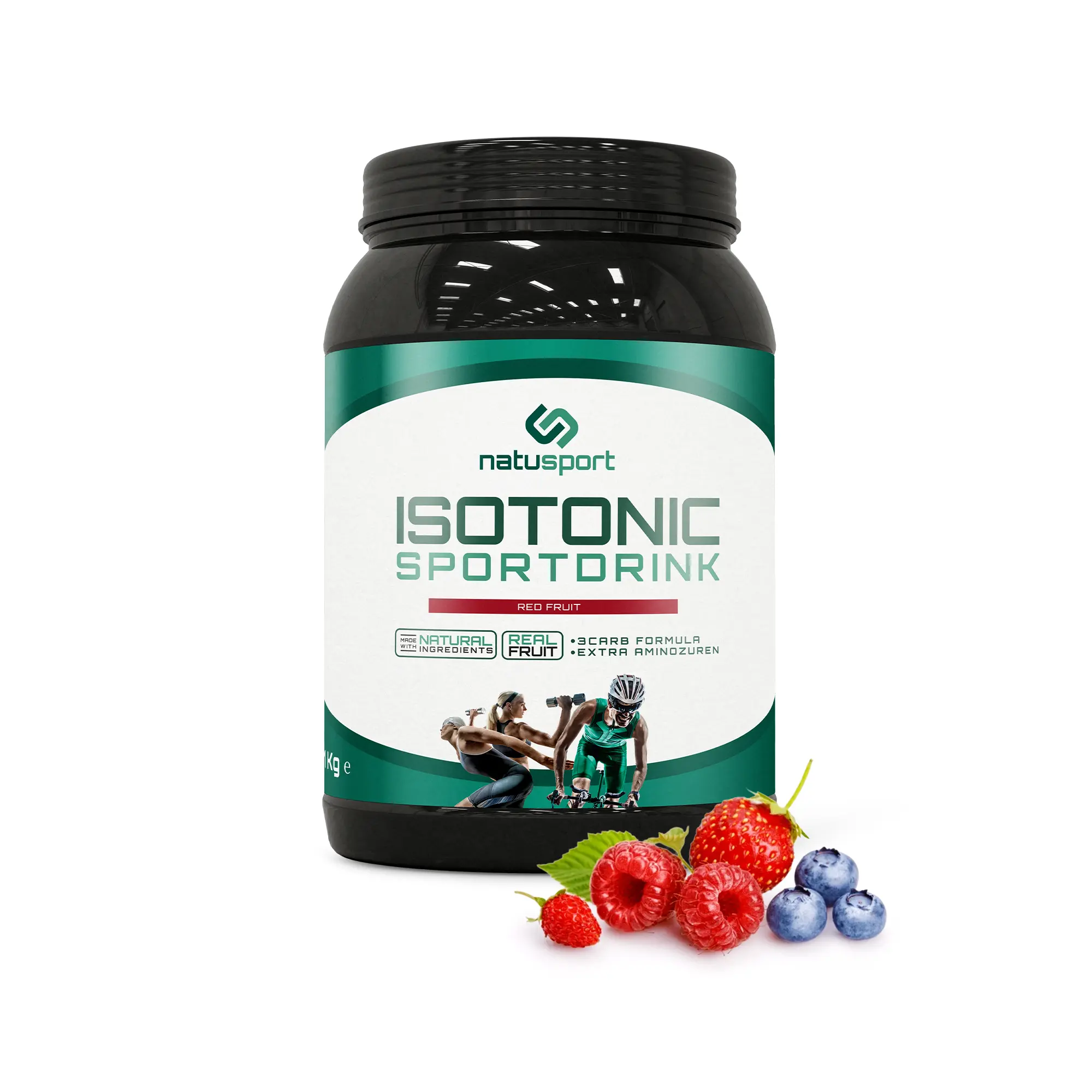 Natusport isotonic Sportdrink Red Fruit