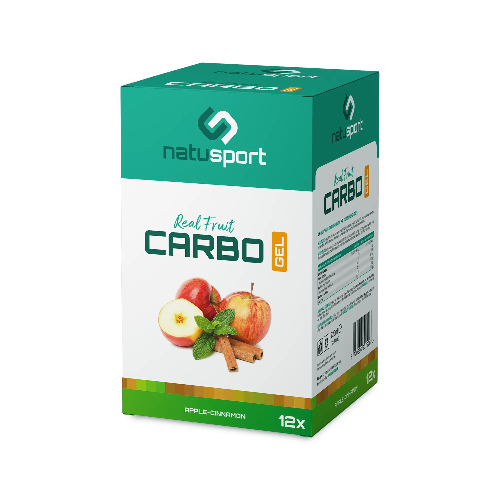 Natusport Carbo Gel Apple - Cinnamon
