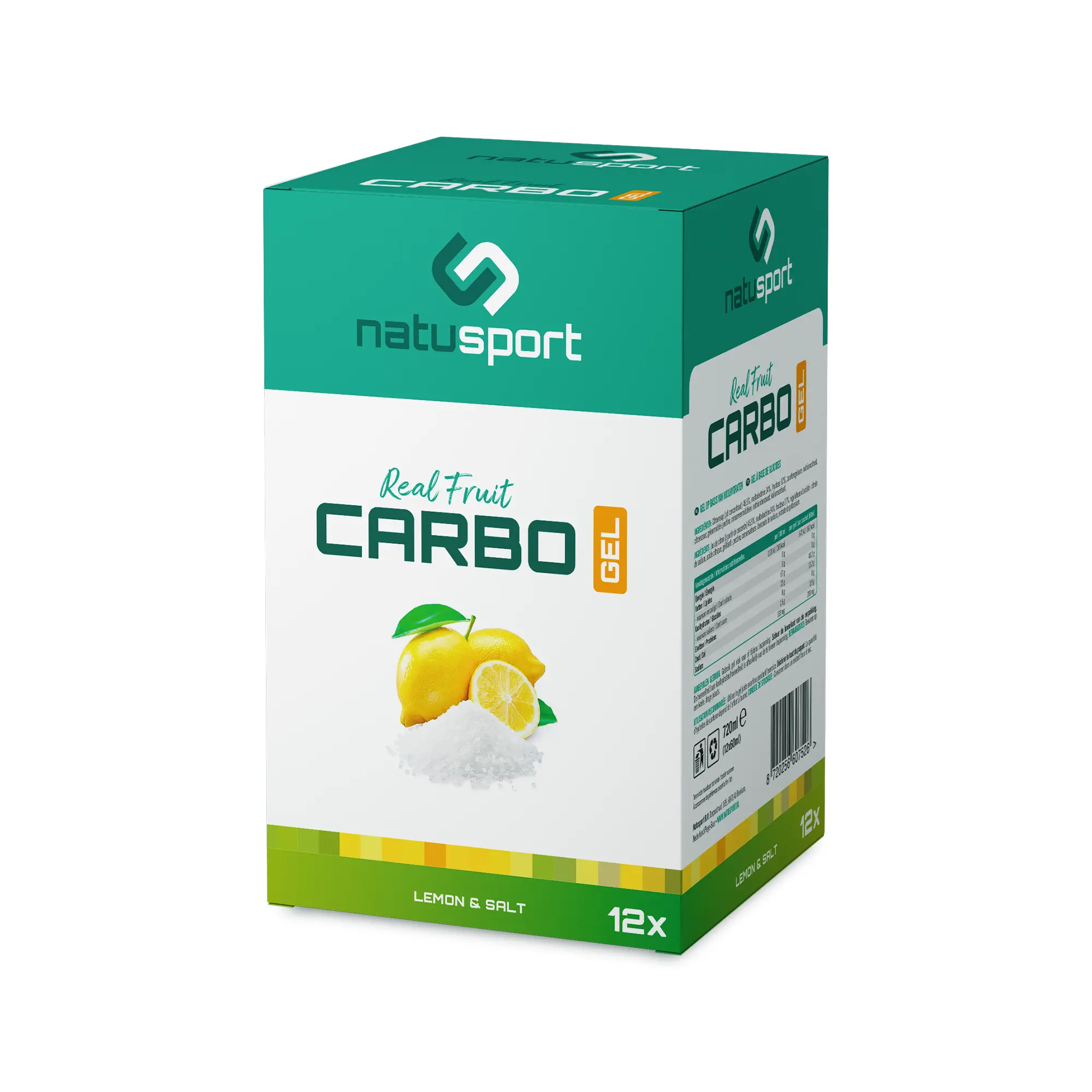 Natusport Carbo Gel Lemon & Salt