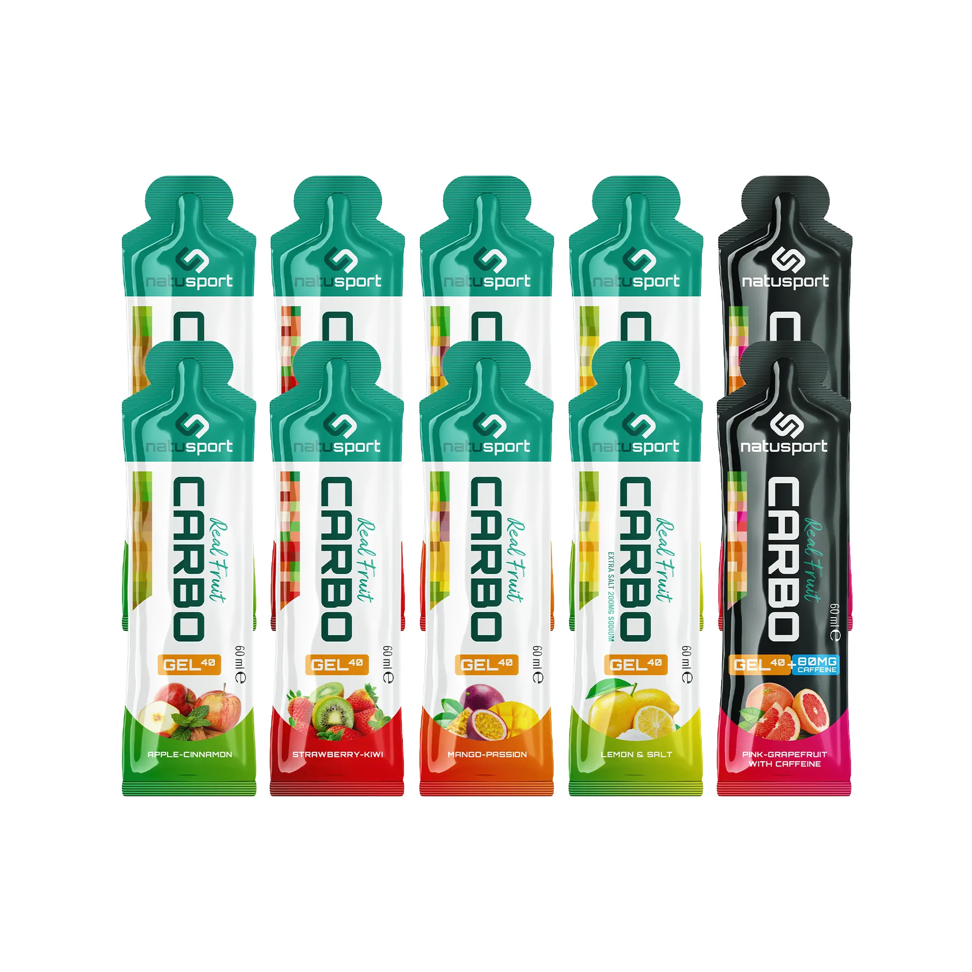 Natusport Carbo Gel Variety Pack