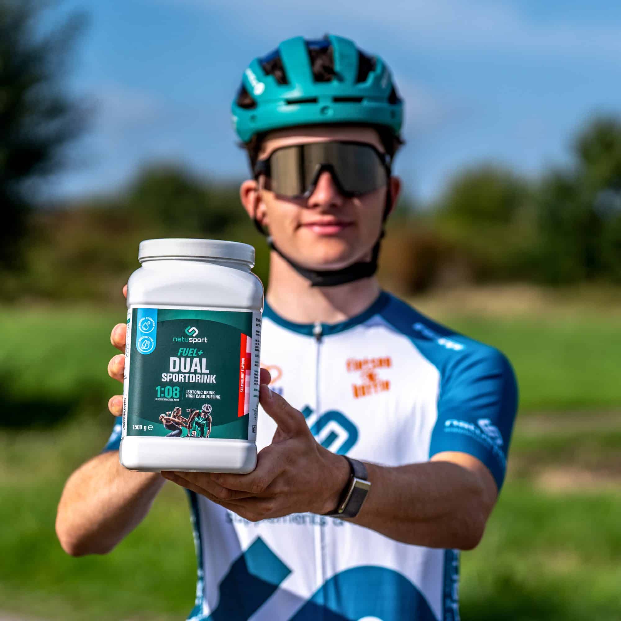 Natusport FUEL+ Dual Sportdrink met 1:0,8 glucose-fructose verhouding